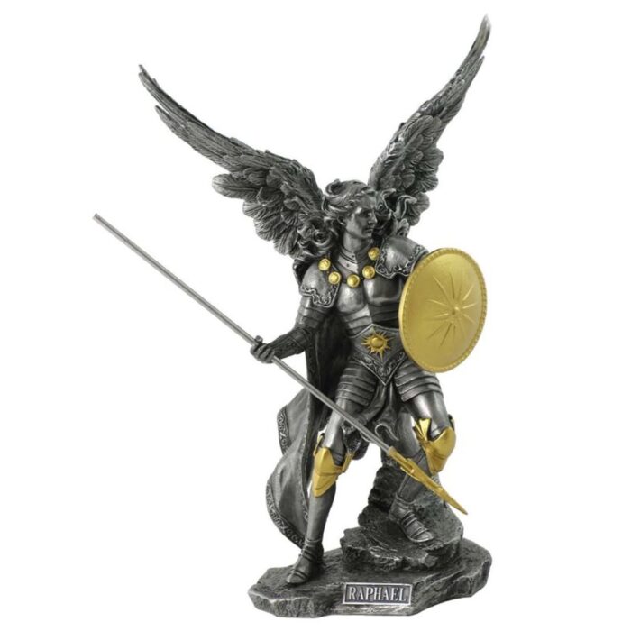 Archangel Raphael (pewter & gold)