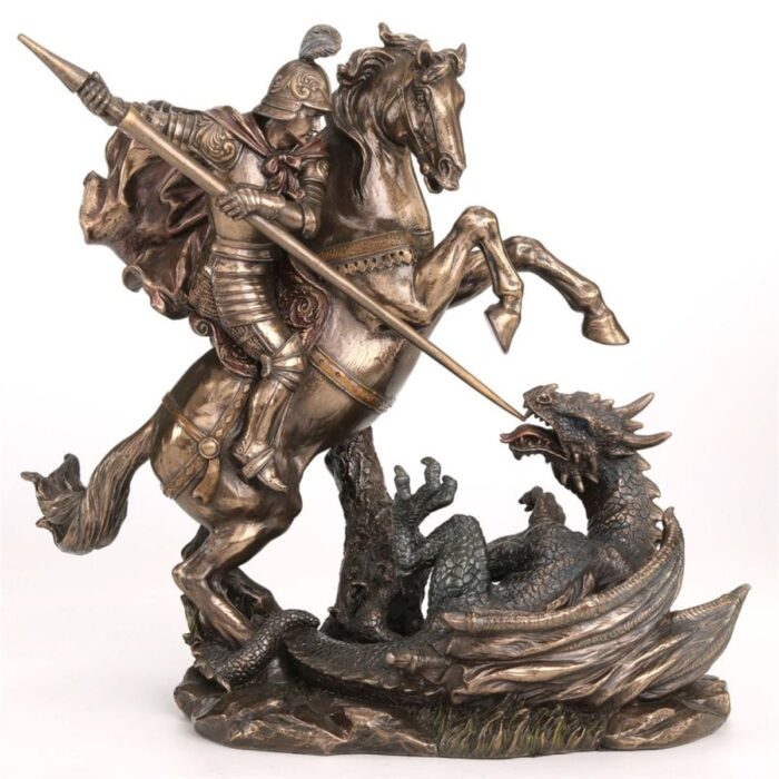 St-George bronze & couleur 9''x8.5''